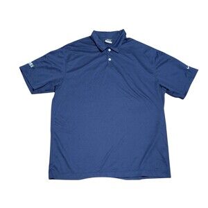 Nike Golf Polo Shirt Men's XL Pullover Dry Fit Short Sleeve Collared Blue Gem